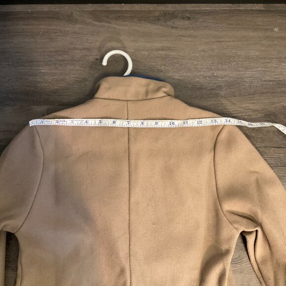 MissLook small, beige and teal blazer jacket - Picture 8 of 11